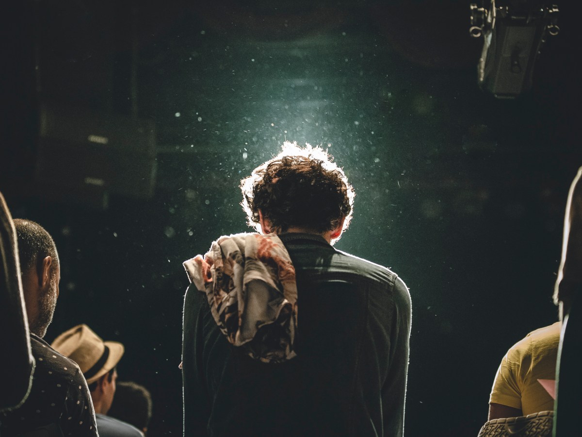 O fotógrafo e a&nbsp;coxia